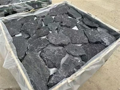 Piedra de pizarra negra