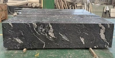 Encimeras de granito de titanio negro