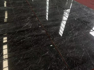 Azulejos de mármol negro Dakara