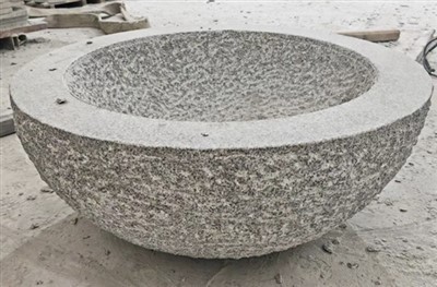 Fuentes de granito al aire libre