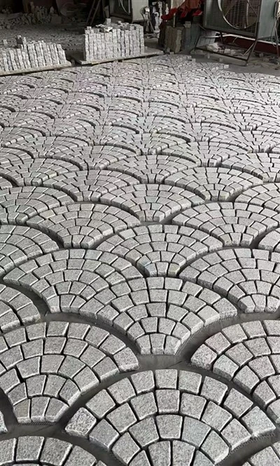 Adoquín de granito gris