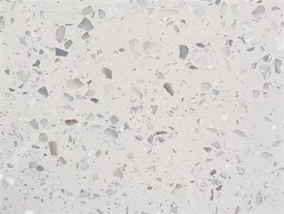 Losa de terrazo blanco
