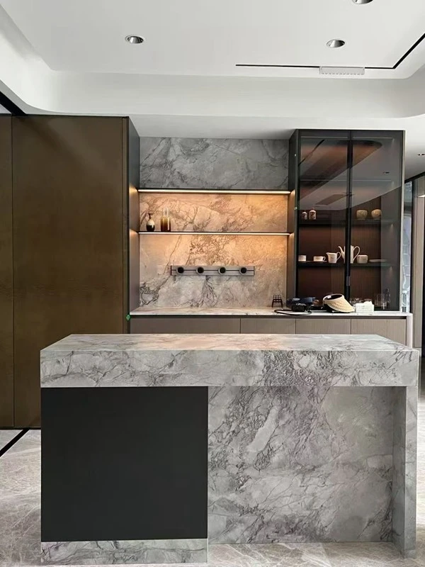 Super White Quartzite Island