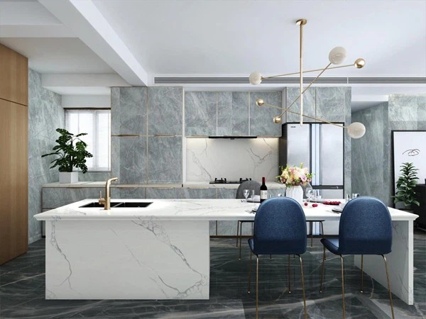 Tuscan Calacatta Quartz countertop