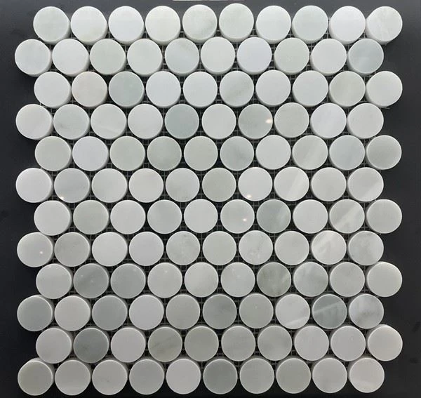 White round Mosaic Tiles
