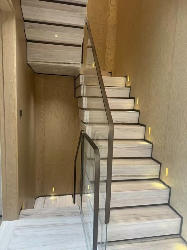Wood Marble Stairs